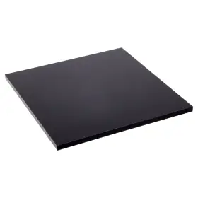 Ad3543b-24 Plymor Black Acrylic Rectangular Standard-edge Base 6 Inch W X D 24 Pack