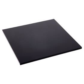 Plymor Ad3544b-24 Black Acrylic Rectangular Standard-edge Base 7 Inch W X D 24 Pack