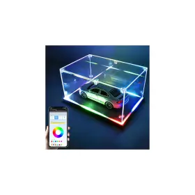Umg-260203 Pokiauto Clear Acrylic Display Case With Rgb Lights Storage Organizers Box Du