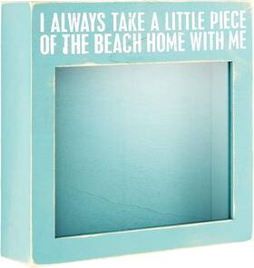Primitives By Kathy B00vekqeve Seashell Holder - Coastal Decor Glass Display Green