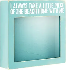 B00vekqeve Primitives By Kathy Seashell Holder - Coastal Decor Glass Display Green