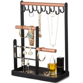Pc-08363541 Procase Jewelry Stand Holder Organizer 4-tier Necklace With Ring Tray Pc-08363541 Procase Jewelry Stand Holder Organizer 4-tier Necklace With Ring Tray
