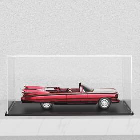 Qimond 795063871680 Display Case With Black Acrylic Base For Collectibles Box Lid Cute Sta