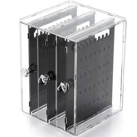 Ranit 788609888747 Acrylic Jewelry Storage Box Earring Display Stand Organizer Holder With