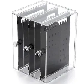 Ranit 788609888747 Acrylic Jewelry Storage Box Earring Display Stand Organizer Holder With