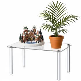 Rattanview Zon-rattanview-1135 1 Pcs Extra Large 6mm Thick Acrylic Rectangular 4-leg Display Risers Acrylic