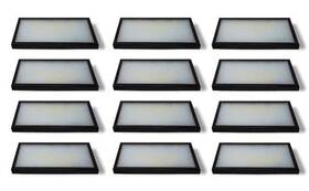 Riker Jt926 12pk Display Cases 8 5/8 X 6 3/4 Inch For Jewelry Awards/medals Cards