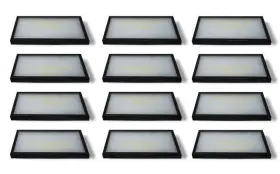 Jt926 Riker 12pk Display Cases 8 5/8 X 6 3/4 Inch For Jewelry Awards/medals Cards Jt926 Riker 12pk Display Cases 8 5/8 X 6 3/4 Inch For Jewelry Awards/medals Cards