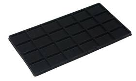 Rj Displays 052463480905 2 Black 24 Slot Pendant Jewelry Showcase Display Tray Inserts