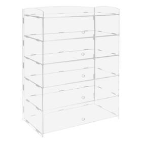 Rocoreny 769092585306 Acrylic Display Case 5 Tier Commercial Countertop Bakery Pastry Cabi