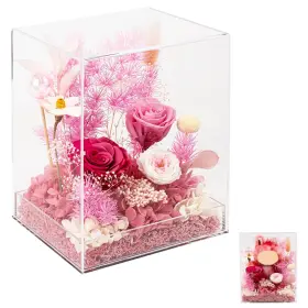 Ra-2025 Rosaura Acrylic Collectible Display Case With Preserved Floral Landscape - 3