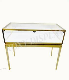 Roxy Display Sc-h1100 High End Gold Color Wall Showcase Retail Store Fixture Assembled#sc-h110