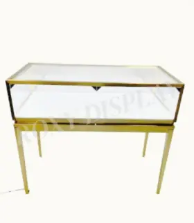 Sc-h1100 Roxy Display High End Gold Color Wall Showcase Retail Store Fixture Assembled#sc-h110