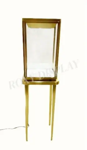 Sc-h1650 Roxy Display High End Gold Wall Showcase Retail Store Fixture Assembled #sc-h1650