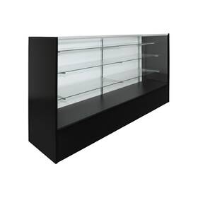 Roxy Display Sc-kd6g-bk Kc Store Fixtures 16307 Showcase Full Vision Black 70 Inch