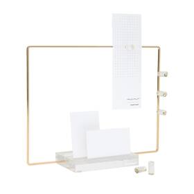 Russell Hazel 44625 Memo Display With Empty Metal Frame Clear Gold-toned Hard
