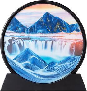 Rysnwsu 24330 Moving Sand Art Picture With Mirror 3d Dynamic Liquid Motion