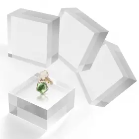Asdb-442-4p Samyucho Acrylic Base Stand 4 Pieces Blocks For Display X 2 Inc