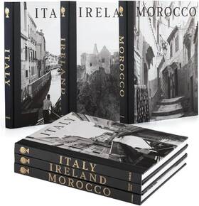 Sanctorum & Co. 860011955009 And Co. 8 Inch X10 Decorative Books For Home Decor - Gold Black