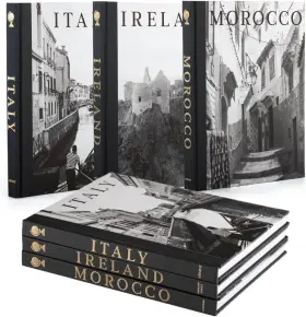 Sanctorum & Co. 860011955009 And 8 Inch X10 Decorative Books For Home Decor - Gold Black