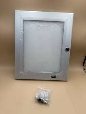 Seco 032138302621 8.5 Inch X 11 Black Locking Poster Case
