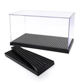 Shiyijia Q-001 Acrylic Display Case For Figures Dustproof Clear Box With Building B