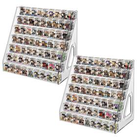 Sibosen Cpsbshw-mnwjsnj001 2 Pack 7 Layers Clear Display Shelf For Funko Pop Acrylic Case
