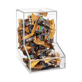 Simplyimagine 313048914995 Acrylic Candy Dispenser Bin With 2 Lids For Bulk Storage - Bubble Gum Lol