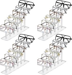 Sintuff 726084072039 Sunglasses Display Stand Rack Holder Eyeglasses Glasses Acrylic Organizer Clear