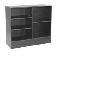 Sl Store Fixtures 9033b Black 6 Ft Counter