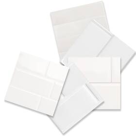 Smart Tiles 623996851366 Peel And Stick Backsplash - X-large Sample Kit White