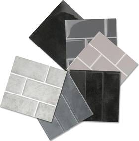 Smart Tiles 623996851496 Morocco Sample Kit - Casa Grey