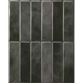 Smart Tiles Sm1229g-05-qg Fba Peel And Stick Backsplash - 5 Sheets Of Pack Zaida Black