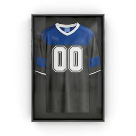 Snap 10-ds-10013 - Sports Jersey Display Case Shadow Box 20 Inch X30 Black Wall Mount -