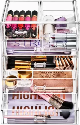 47473 Sorbus Acrylic Makeup Tools Accessories Bags Cases Cosmetic Display 47473 Sorbus Acrylic Makeup Tools Accessories Bags Cases Cosmetic Display