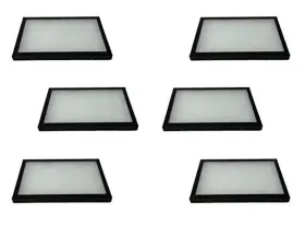 Southern Star Displays 547051508657 6 Pack Of Riker Display Cases 8 X 12 3/4 With Glass Top For Collectibles Je Southern Star Displays 547051508657 6 Pack Of Riker Display Cases 8 X 12 3/4 With Glass Top For Collectibles Je