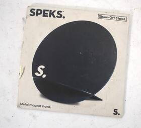 Speks L-h-2023-12 Show Off Stand Double Sided Metal Powder Coated Steel Magnetic Display