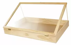 22102 Sswbasics 36 Inch Portable Natural Pine Wood Countertop Display Case - 24 W X L 4 D 22102 Sswbasics 36 Inch Portable Natural Pine Wood Countertop Display Case - 24 W X L 4 D