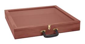 Sswbasics 22108 36 Inch Portable Cherry Wood Display Case 24 W X L 4 D