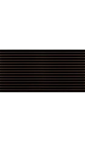 Sswbasics 445037514572 4 Foot X 8 Horizontal Black Slatwall Panel - Sturdy Slatwal