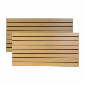 45808 Sswbasics 4 Ft X 2 Horizontal Maple Slatwall Easy Panels 24 Inch H 48 L - Pack Of