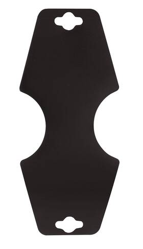 Sswbasics 55143-25 Black Self-adhesive Necklace Foldovers - 2 500 Included