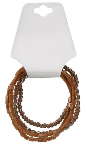 Sswbasics 55148-10 White Self-adhesive Necklace Foldovers - Pack Of 1 000