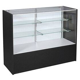 Sswbasics 65651 Black Display Case 48 Inch Full Vision - Ready To Assemble