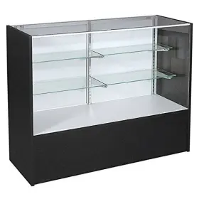 65651 Sswbasics Black Display Case 48 Inch Full Vision - Ready To Assemble