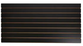 Sswbasics 691040925202 4 Ft X 2 Horizontal Black Slatwall Panels For Wall 24 Inch H 48 L - Of