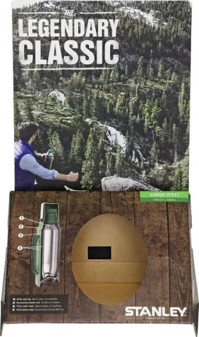 Stanley 041604271434 Cardboard Display For Classic Series Full-color Illustrated Easy Setup