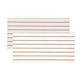 Store Supply Warehouse 711181858259 Sswbasics 4ft X 2ft Horizontal White Slatwall Panels Easy Organizer 24 Inch H 48 L