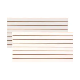 Store Supply Warehouse 711181858259 Sswbasics 4ft X 2ft Horizontal White Slatwall Panels Easy Organizer 24 Inch H 48 L