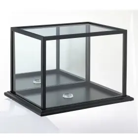 Studio Decor 400100227787 Black Football Display Case With Mirror Back - New